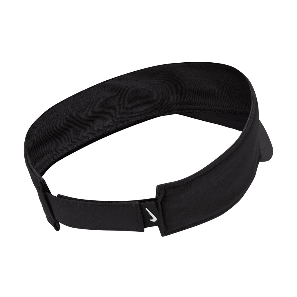 Nike Swoosh Ace Visor in Black / Anthracite / White